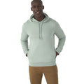 Sage Green - Side - B&C Mens Organic Hoodie