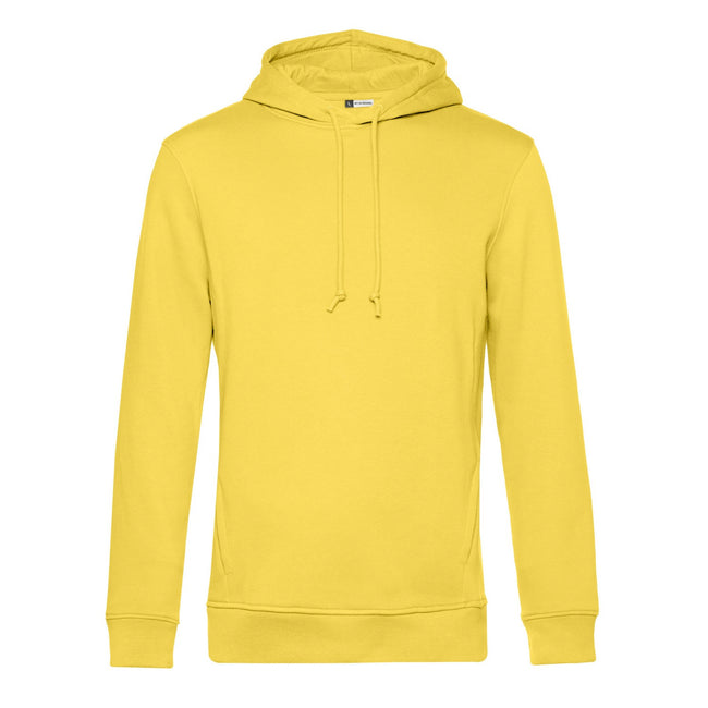Yellow Fizz - Front - B&C Mens Organic Hoodie