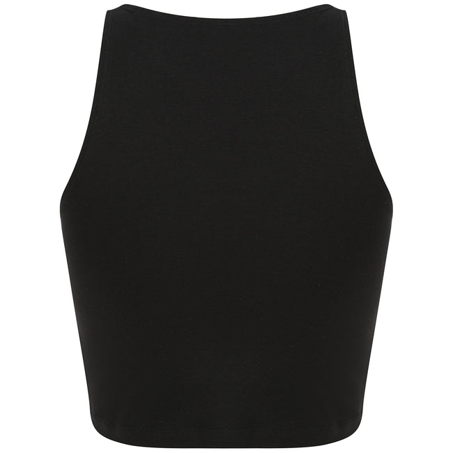 Black - Back - SF Womens-Ladies Crop Top