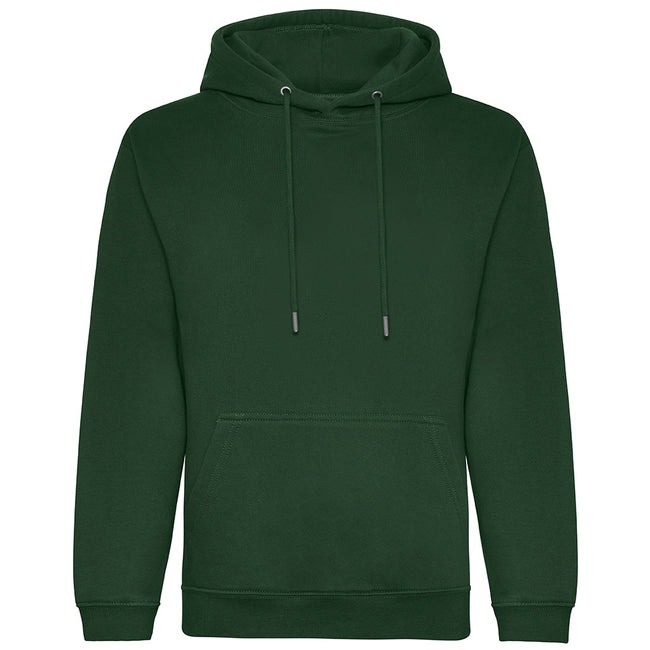 Bottle Green - Front - Awdis Mens Organic Hoodie