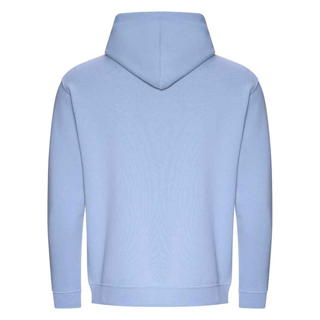 Sky Blue - Back - Awdis Mens Organic Hoodie