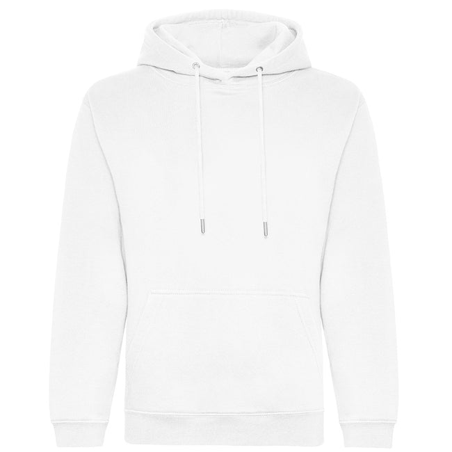 Arctic White - Front - Awdis Mens Organic Hoodie