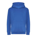 Royal Blue - Front - Awdis Childrens-Kids Organic Hoodie