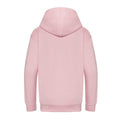 Baby Pink - Back - Awdis Childrens-Kids Organic Hoodie
