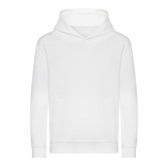 Arctic White - Front - Awdis Childrens-Kids Organic Hoodie