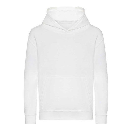 Arctic White - Front - Awdis Childrens-Kids Organic Hoodie