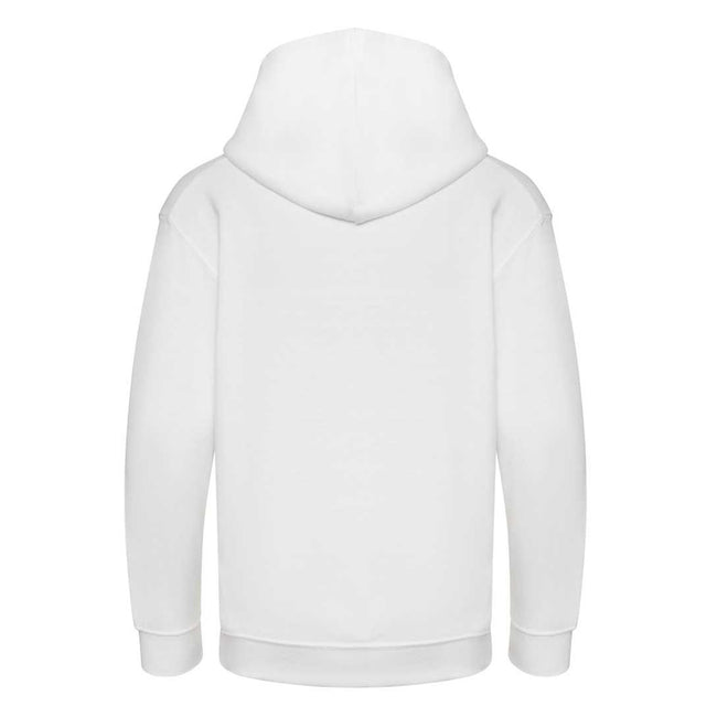 Arctic White - Back - Awdis Childrens-Kids Organic Hoodie