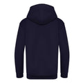French Navy - Back - Awdis Childrens-Kids Organic Hoodie