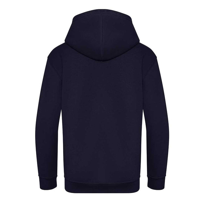 French Navy - Back - Awdis Childrens-Kids Organic Hoodie