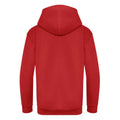 Fire Red - Back - Awdis Childrens-Kids Organic Hoodie