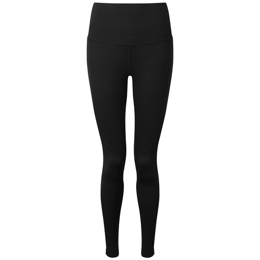 Black - Front - TriDri Womens-Ladies Hourglass Leggings
