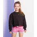 Black - Back - SF Minni Girls Slounge Sweatshirt