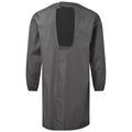 Dark Grey - Back - Premier Unisex Adult All Purpose Long-Sleeved Gown