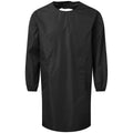 Black - Front - Premier Unisex Adult All Purpose Long-Sleeved Gown