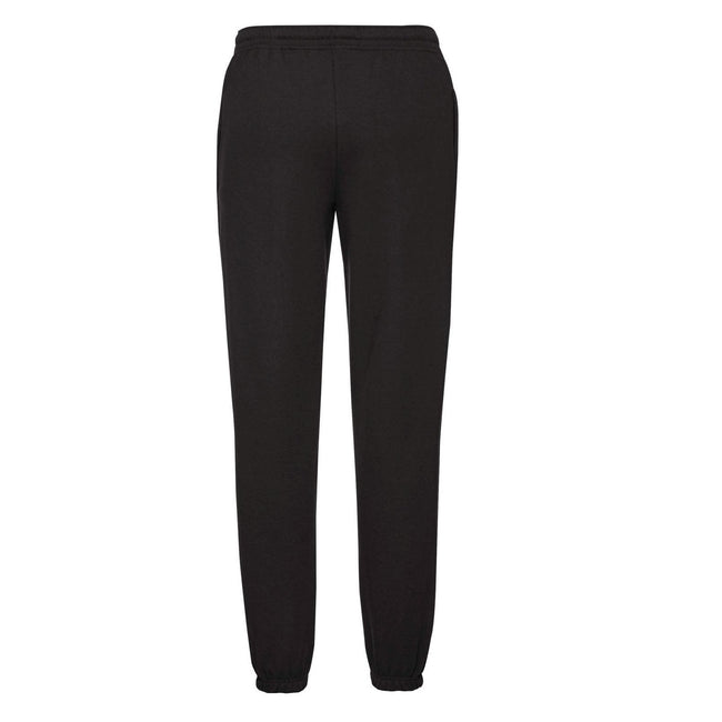 Black - Front - Fruit Of The Loom Mens Classic 80-20 Jogging Bottoms