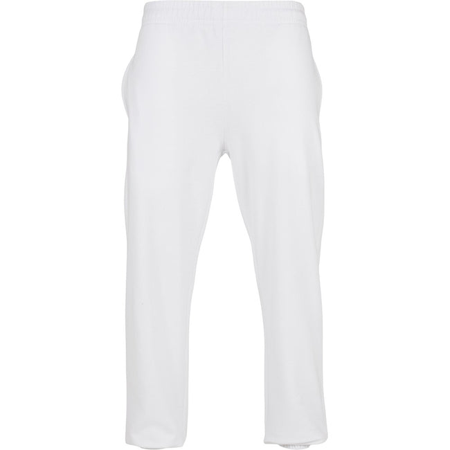 White - Front - Build Your Brand Unisex Adult Basic Jogging Bottoms