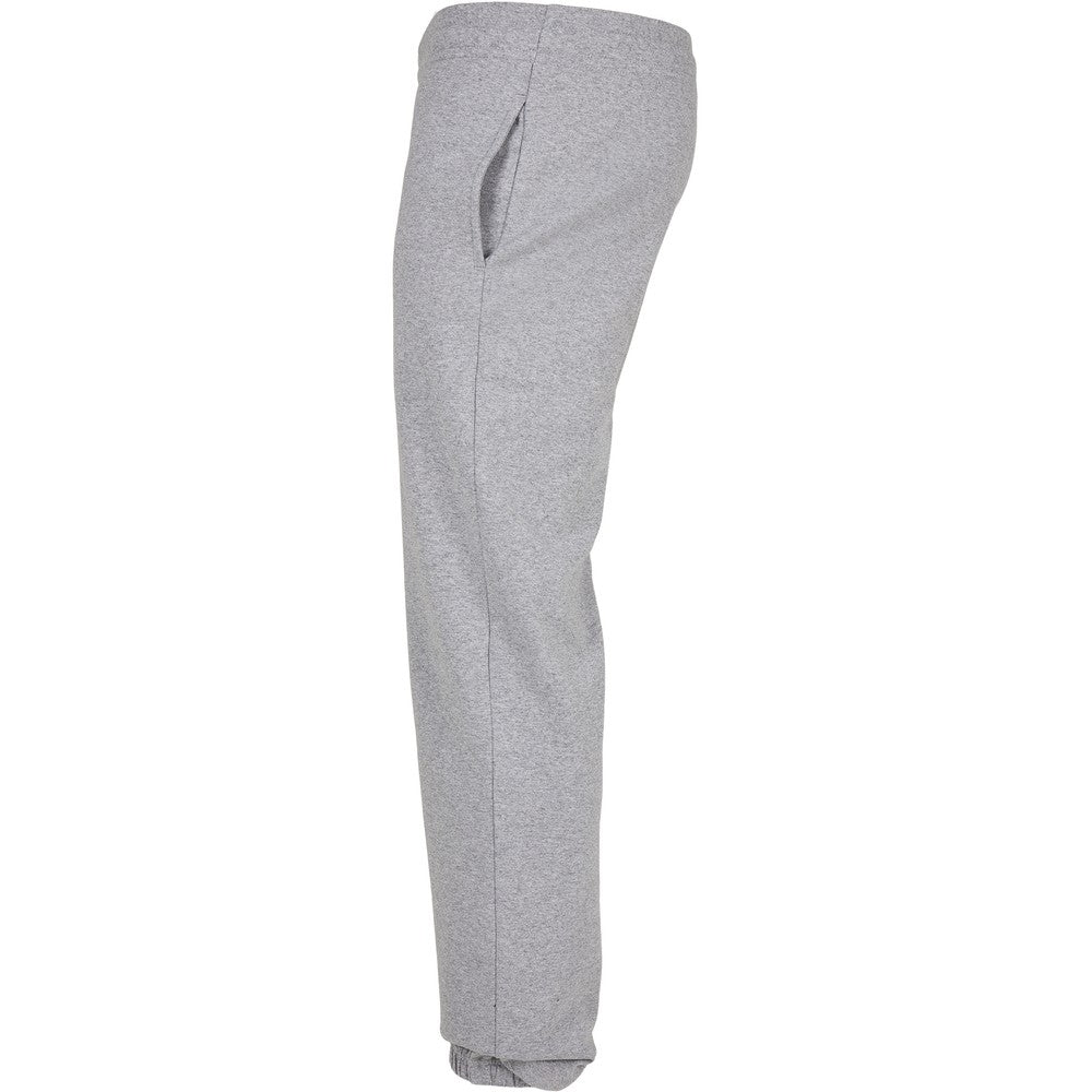 Heather Grey - Lifestyle - Build Your Brand Unisex Adult Basic Jogging Bottoms