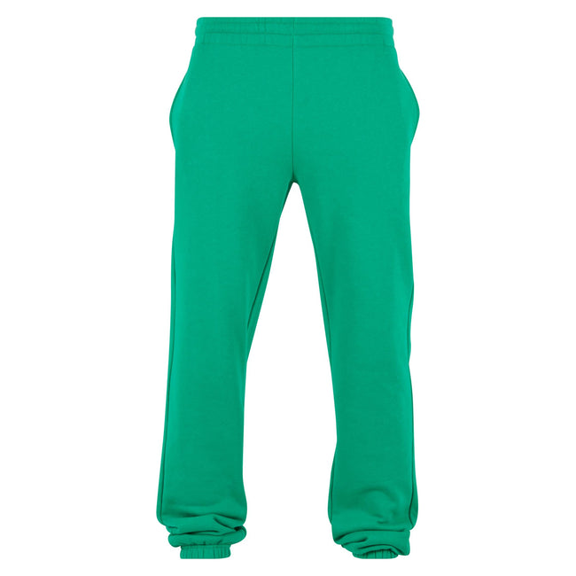 Grass Green - Front - Build Your Brand Unisex Adult Basic Jogging Bottoms