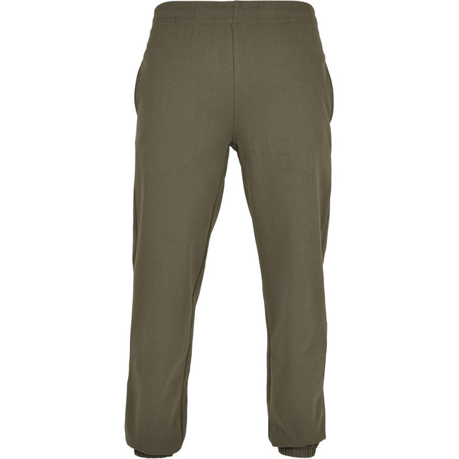 Olive - Front - Build Your Brand Unisex Adult Basic Jogging Bottoms
