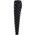 Navy-White - Lifestyle - Skinni Fit Womens-Ladies Cuffed Lounge Pants