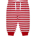 Red-White - Front - Larkwood Childrens-Kids Lounge Pants