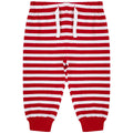 Red-White - Front - Larkwood Childrens-Kids Lounge Pants