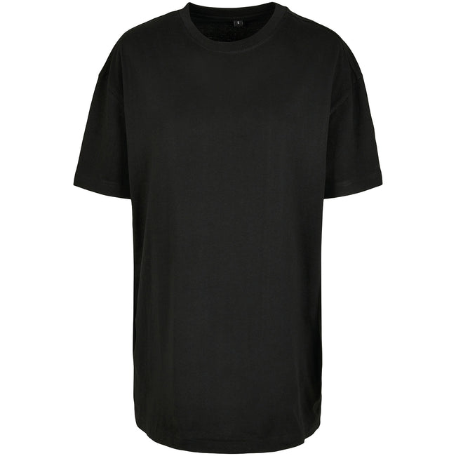 Black - Front - Build Your Brand Womens-Ladies Boyfriend Oversized T-Shirt