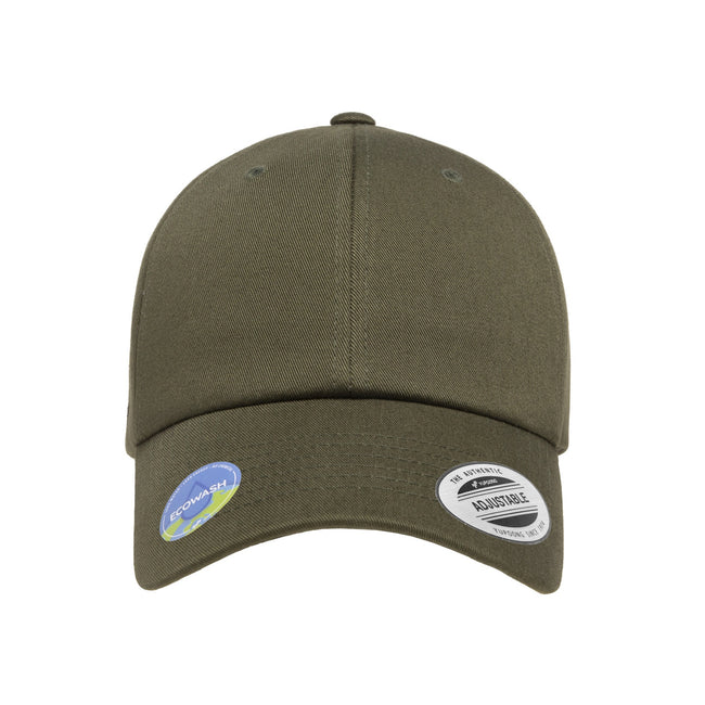 Olive Night - Pack Shot - Flexfit Unisex Adult EcoWash Dad Cap