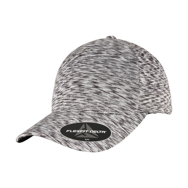 Silver Melange - Front - Flexfit Unisex Adult Delta Unipanel Cap