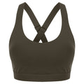 Olive Green - Front - Tombo Womens-Ladies Core Medium Impact Bra