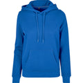 Intense Blue - Front - Build Your Brand Womens-Ladies Basic Hoodie