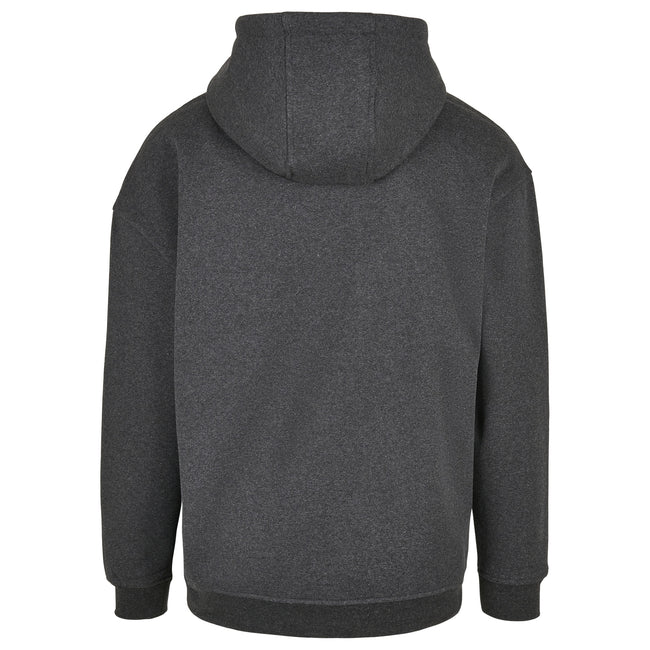 Charcoal - Side - Build Your Brand Mens Basic Oversized Hoodie