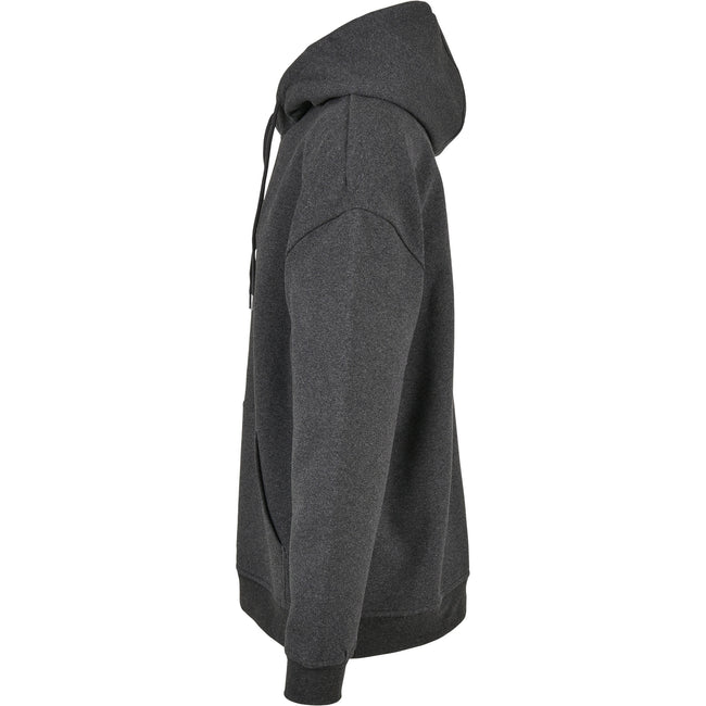 Charcoal - Lifestyle - Build Your Brand Mens Basic Oversized Hoodie