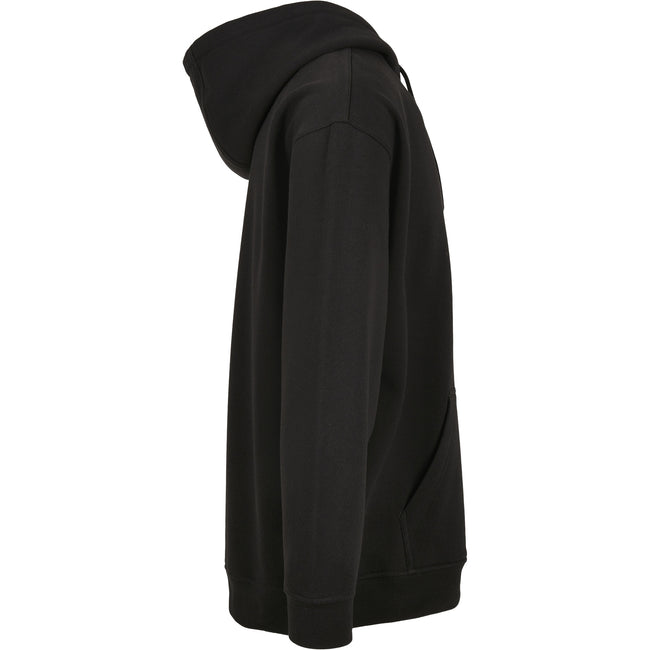 Black - Lifestyle - Build Your Brand Mens Basic Oversized Hoodie