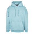 Ocean Blue - Front - Build Your Brand Mens Basic Oversized Hoodie