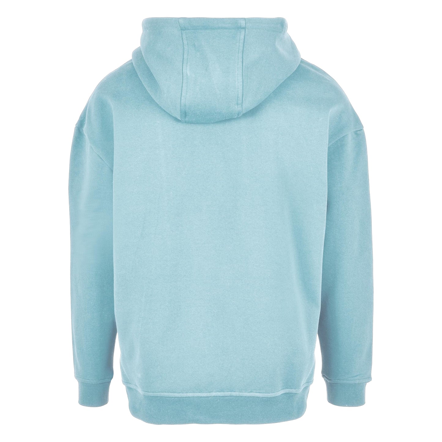 Olive - Close up - Build Your Brand Mens Basic Oversized Hoodie