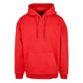 City Red - Front - Build Your Brand Mens Basic Oversized Hoodie
