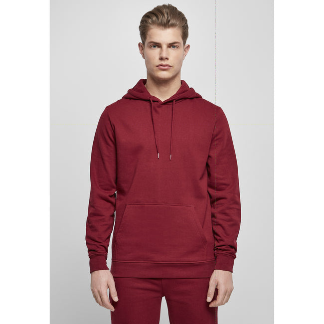 Burgundy - Back - Build Your Brand Mens Basic Hoodie