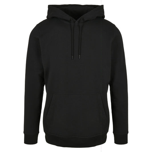 Black - Front - Build Your Brand Mens Basic Hoodie