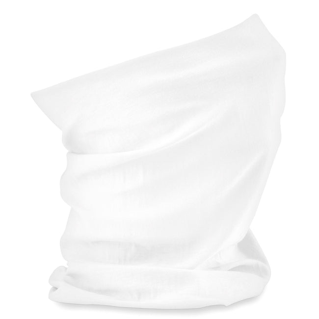 White - Front - Beechfield Unisex Adult Morf Recycled Neck Warmer