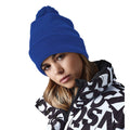 Bright Royal Blue - Side - Beechfield Unisex Adult Snowstar Beanie