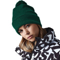 Bottle Green - Back - Beechfield Unisex Adult Snowstar Beanie