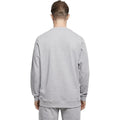 Heather Grey - Lifestyle - Build Your Brand Mens Basic Crew Neck Sweatshirt