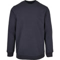 Navy - Front - Build Your Brand Mens Basic Crew Neck Sweatshirt