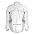 Neon White - Back - Spiro Mens Luxe Reflective Hi-Vis Jacket