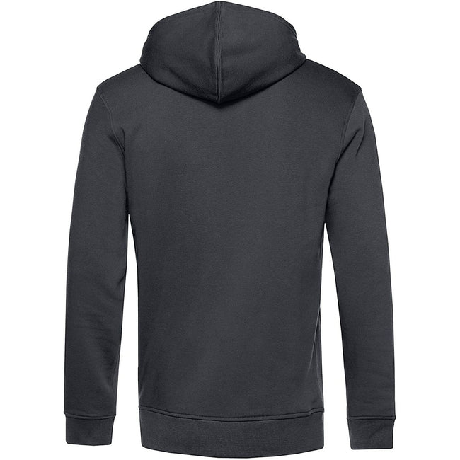 Asphalt - Side - B&C Mens Organic Zipped Hoodie