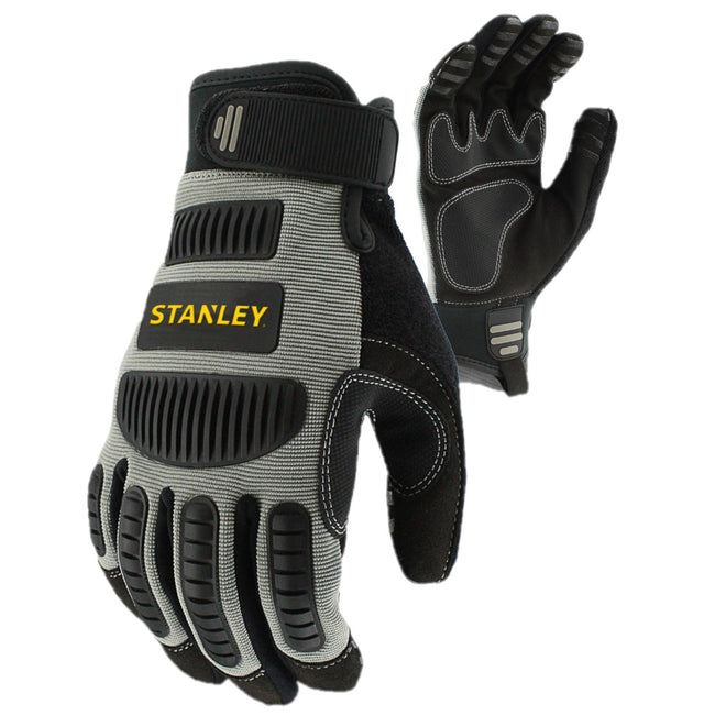 Grey-Black - Front - Stanley Unisex Adult Extreme Performance Safety Gloves