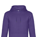 Radiant Purple - Back - B&C Mens King Hoodie