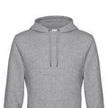 Heather Grey - Back - B&C Mens King Hoodie