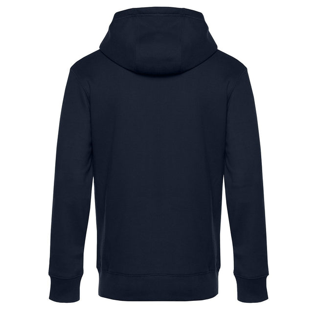 Navy - Back - B&C Mens King Hoodie
